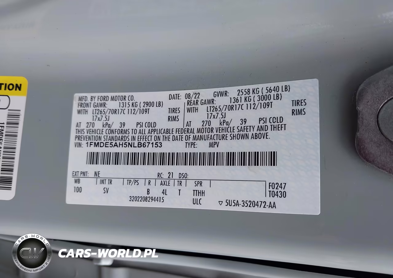 2022 Ford Bronco Black Diamond VIN:1FMDE5AH5NLB67153 - 9