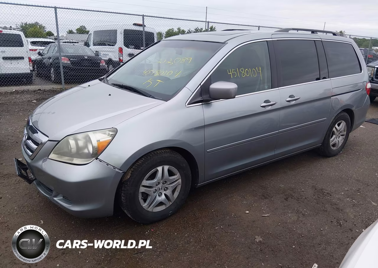 2007 Honda Odyssey Ex-L VIN:5FNRL38767B077856 - 2