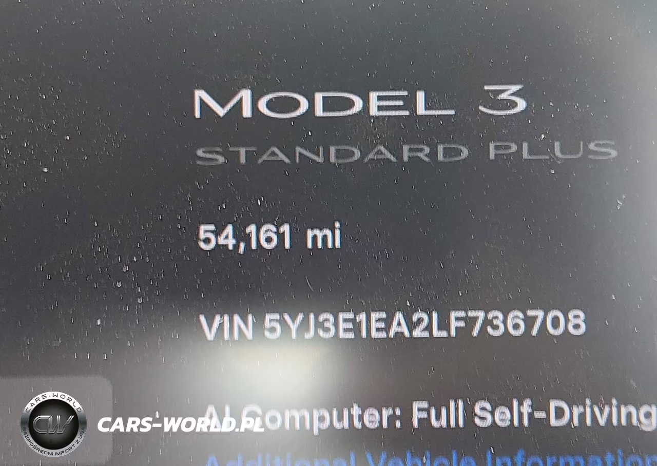 2020 Tesla Model 3 Standard Range Plus Rear-Wheel Drive-Standard Range Rear-Wheel Drive VIN:5YJ3E1EA2LF736708 - 14
