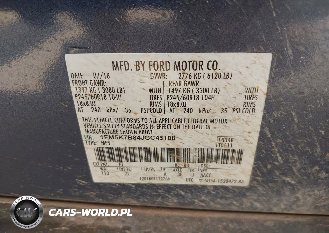 2018 Ford Explorer VIN:1FM5K7B84JGC45108 - 9