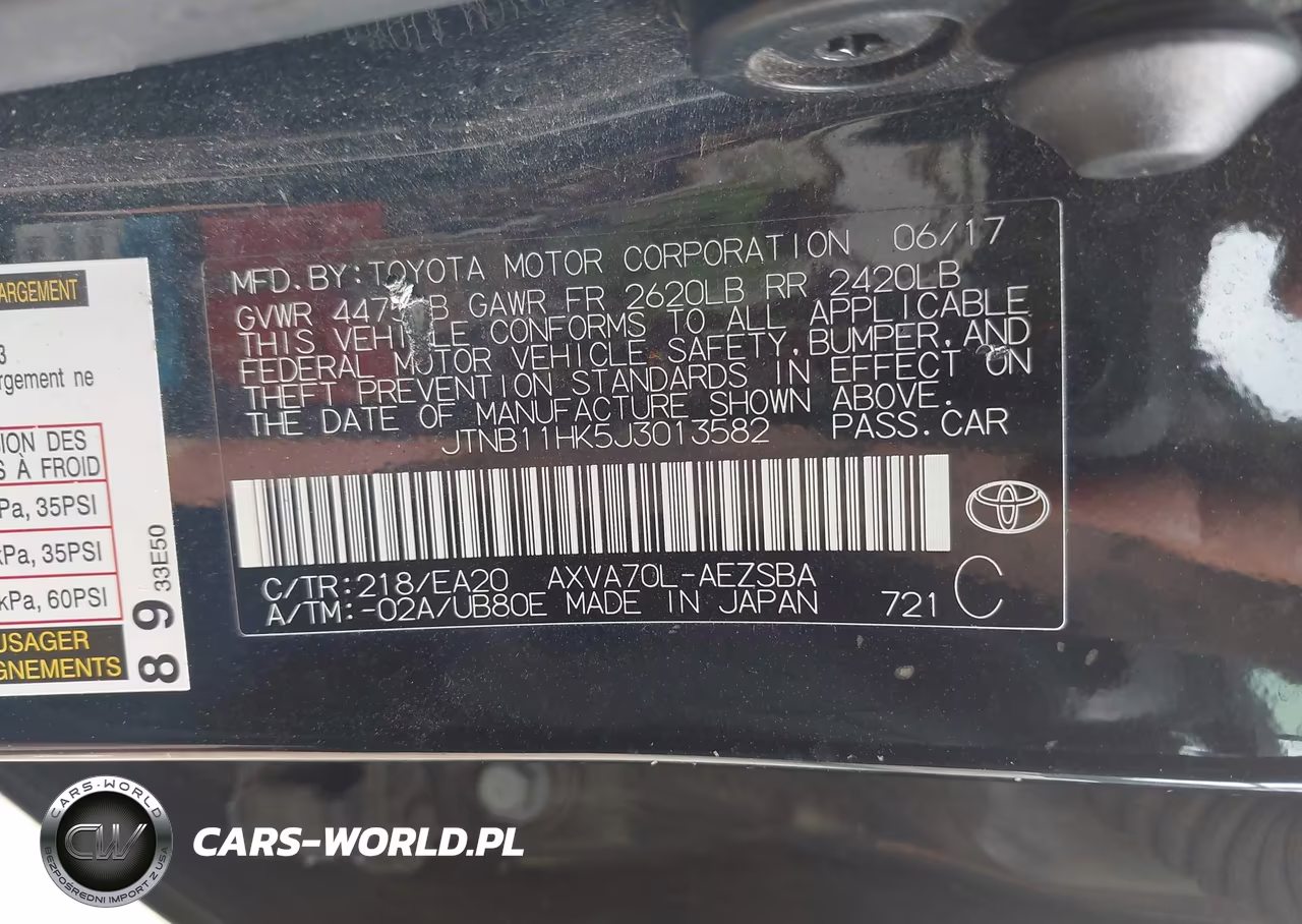 2018 Toyota Camry Se VIN:JTNB11HK5J3013582 - 9