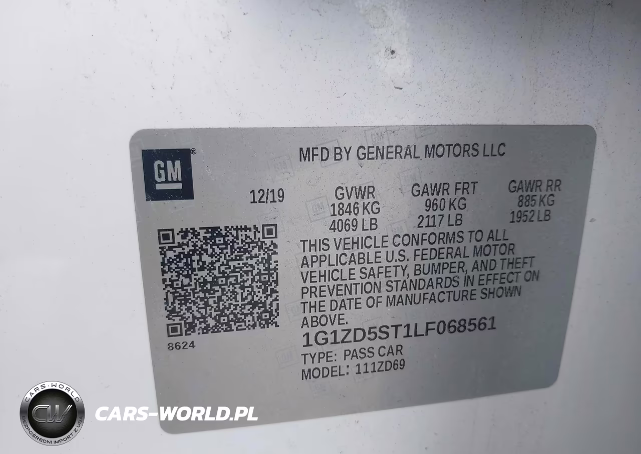 2020 Chevrolet Malibu Fwd Lt VIN:1G1ZD5ST1LF068561 - 9