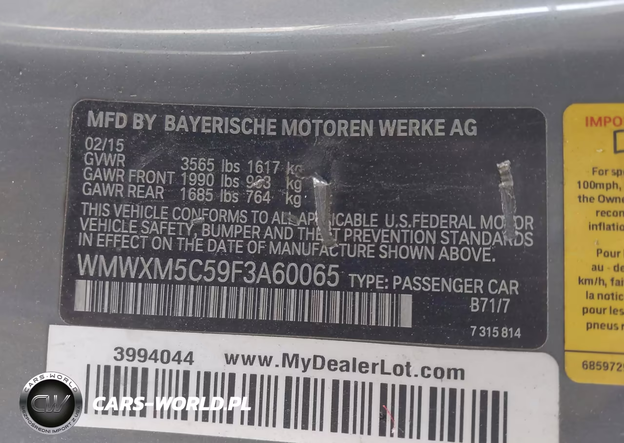 2015 Mini Hardtop Cooper VIN:WMWXM5C59F3A60065 - 9