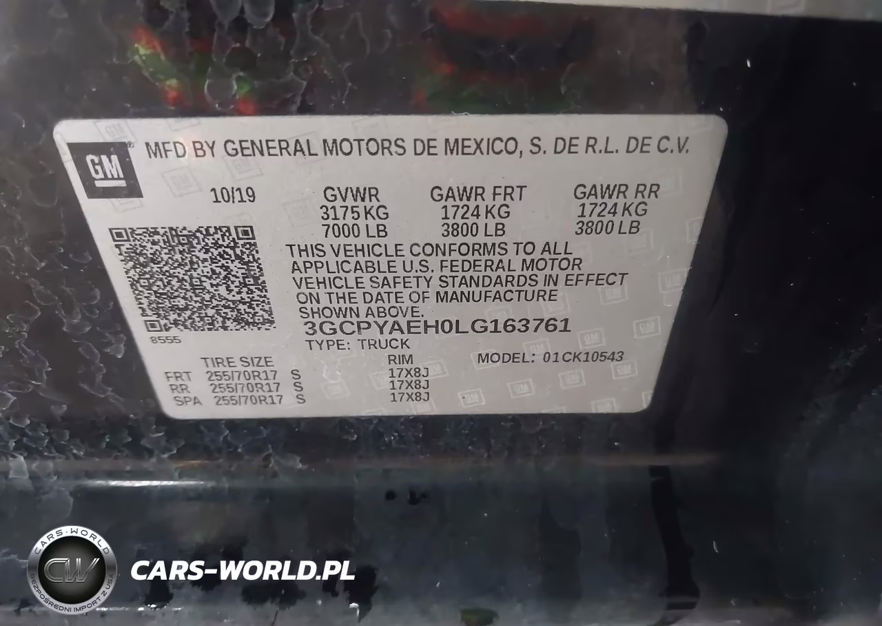 2020 Chevrolet Silverado 1500 4Wd Short Bed Wt VIN:3GCPYAEH0LG163761 - 9