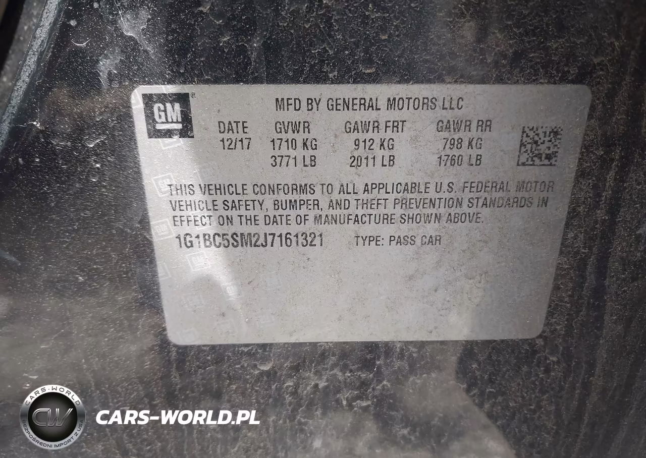 2018 Chevrolet Cruze Ls Auto VIN:1G1BC5SM2J7161321 - 9