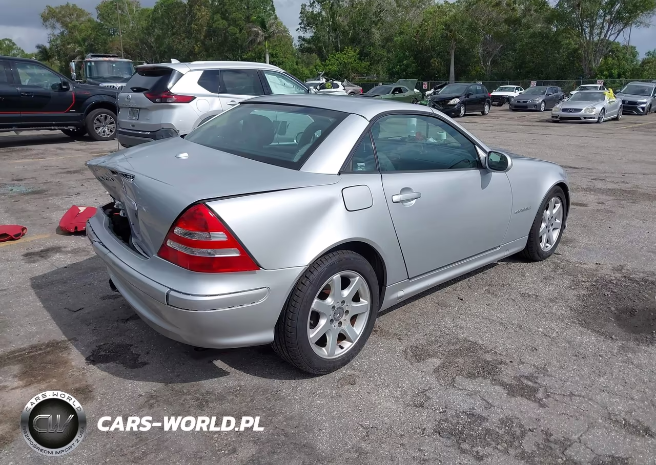 2001 Mercedes-Benz Slk 230 Kompressor VIN:WDBKK49F71F227412 - 4