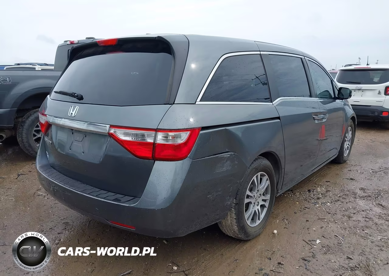 2011 Honda Odyssey Ex-L VIN:5FNRL5H65BB076421 - 4
