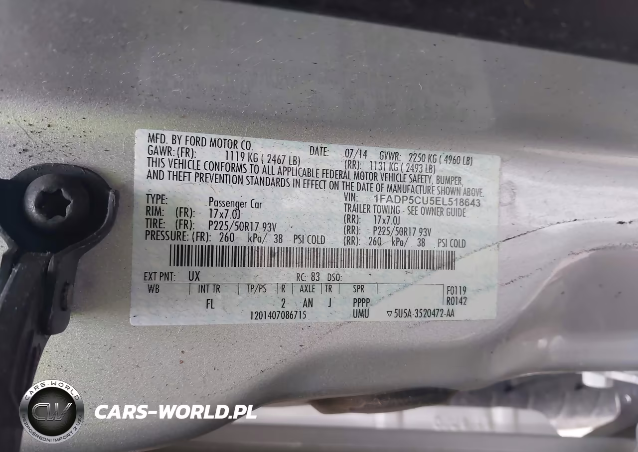 2014 Ford C-Max Premium VIN:1FADP5CU5EL518643 - 9