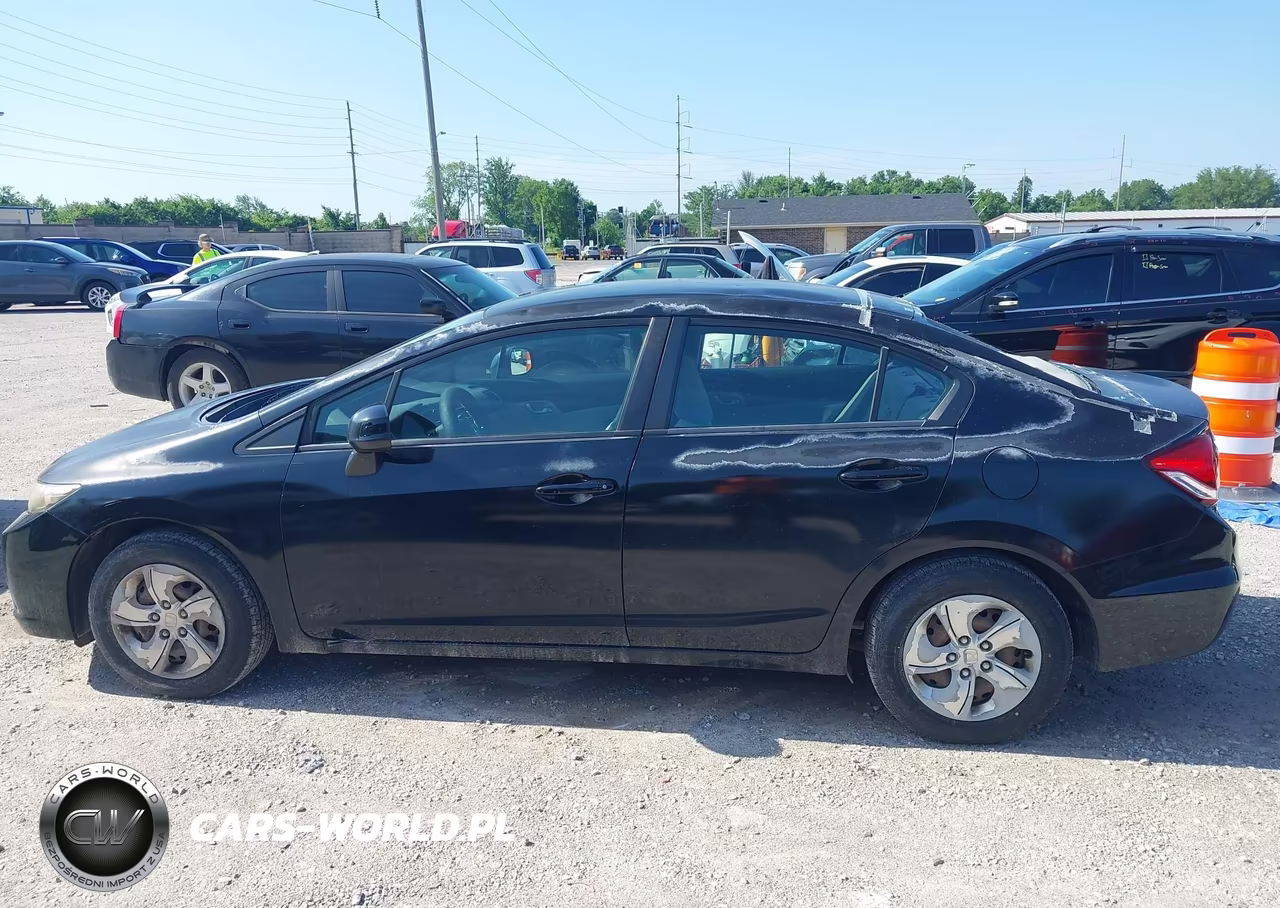 2013 Honda Civic Lx VIN:2HGFB2F57DH513252 - 14
