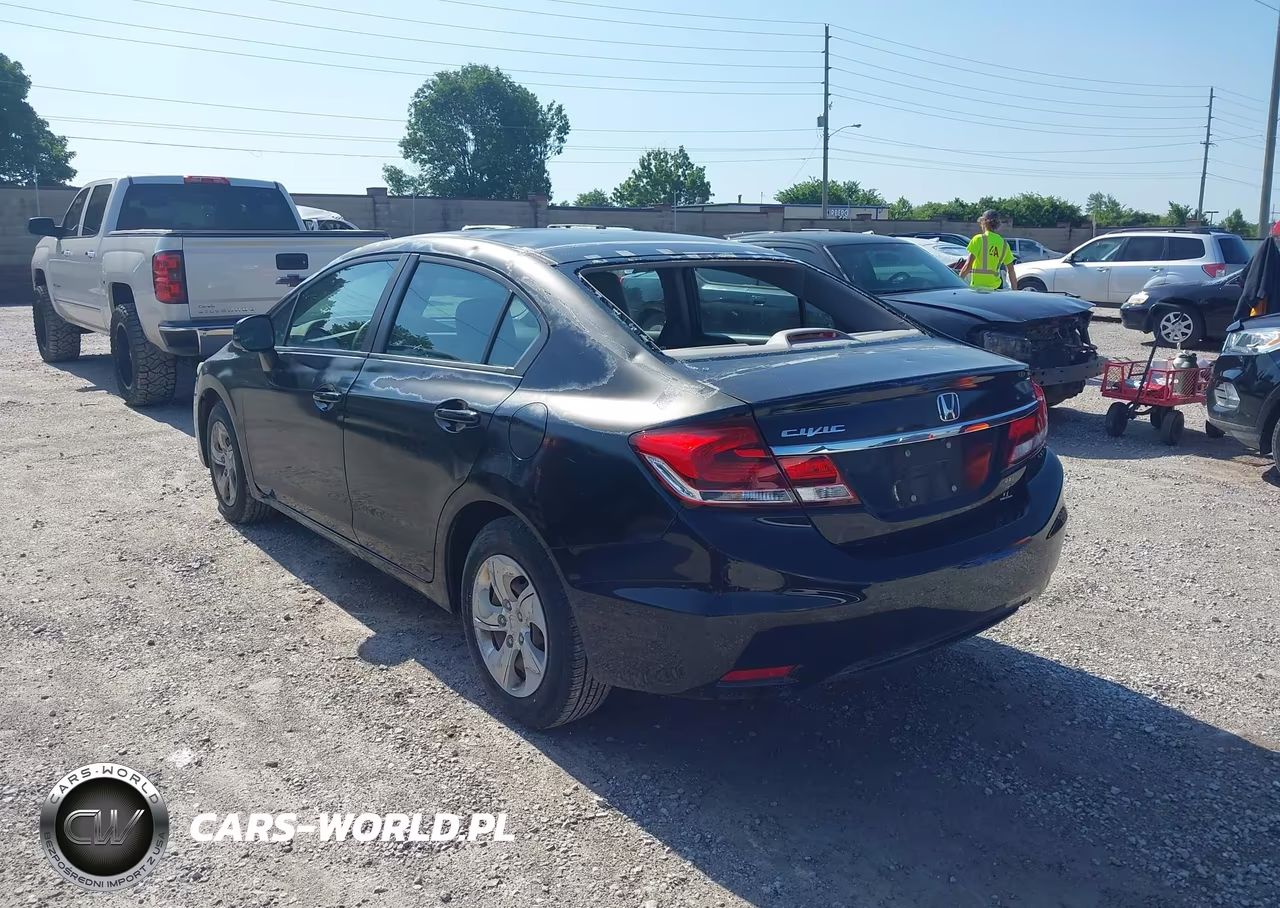 2013 Honda Civic Lx VIN:2HGFB2F57DH513252 - 3