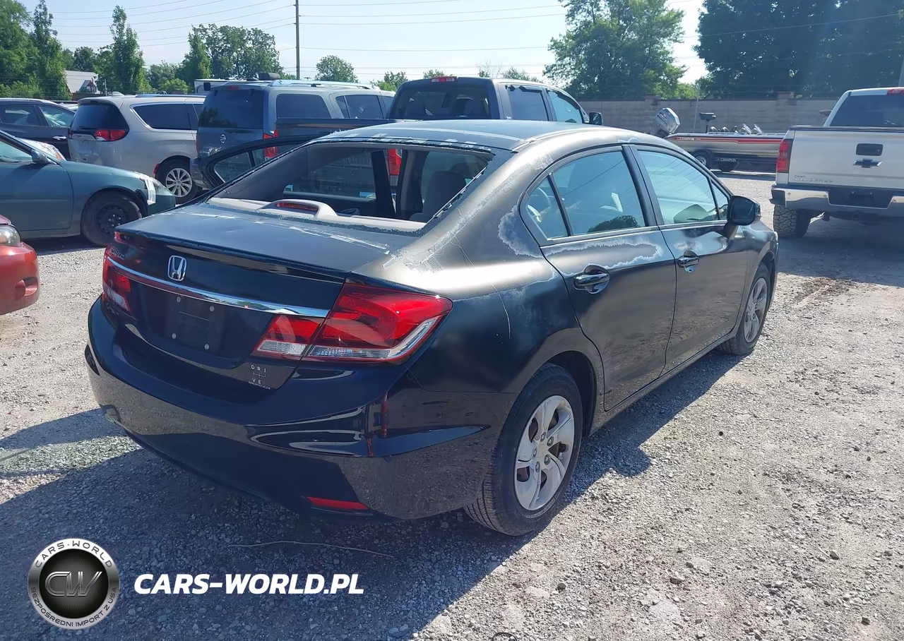 2013 Honda Civic Lx VIN:2HGFB2F57DH513252 - 4