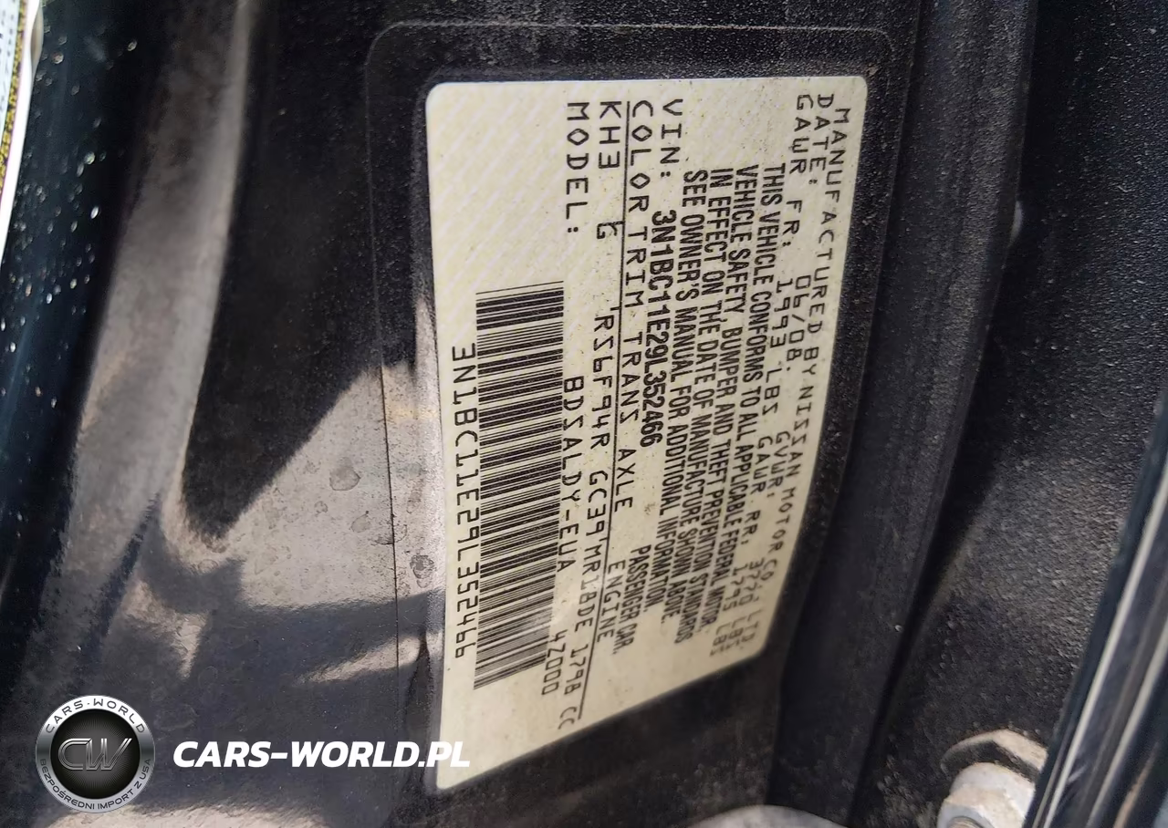 2009 Nissan Versa 1.8S VIN:3N1BC11E29L352466 - 9