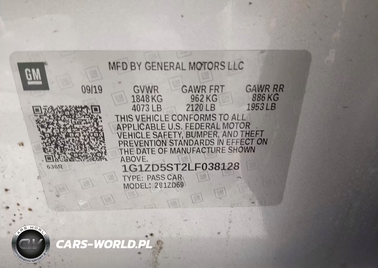 2020 Chevrolet Malibu Fwd Lt VIN:1G1ZD5ST2LF038128 - 9