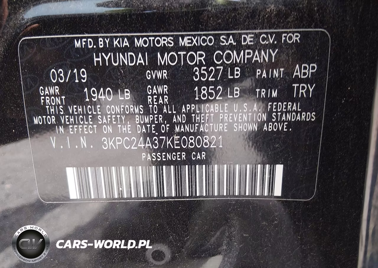2019 Hyundai Accent Se VIN:3KPC24A37KE080821 - 9