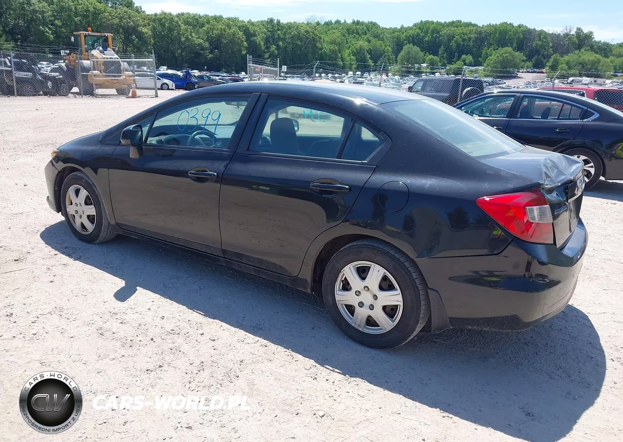 2012 Honda Civic Lx VIN:19XFB2F52CE025528 - 3