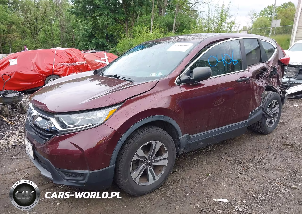 2018 Honda Cr-V Lx VIN:2HKRW6H30JH233839 - 2