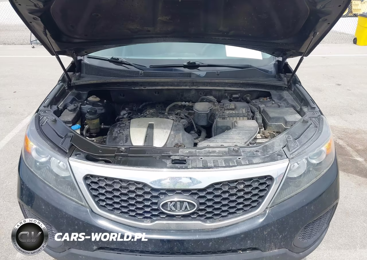 2013 Kia Sorento Lx V6 VIN:5XYKTDA20DG376480 - 10
