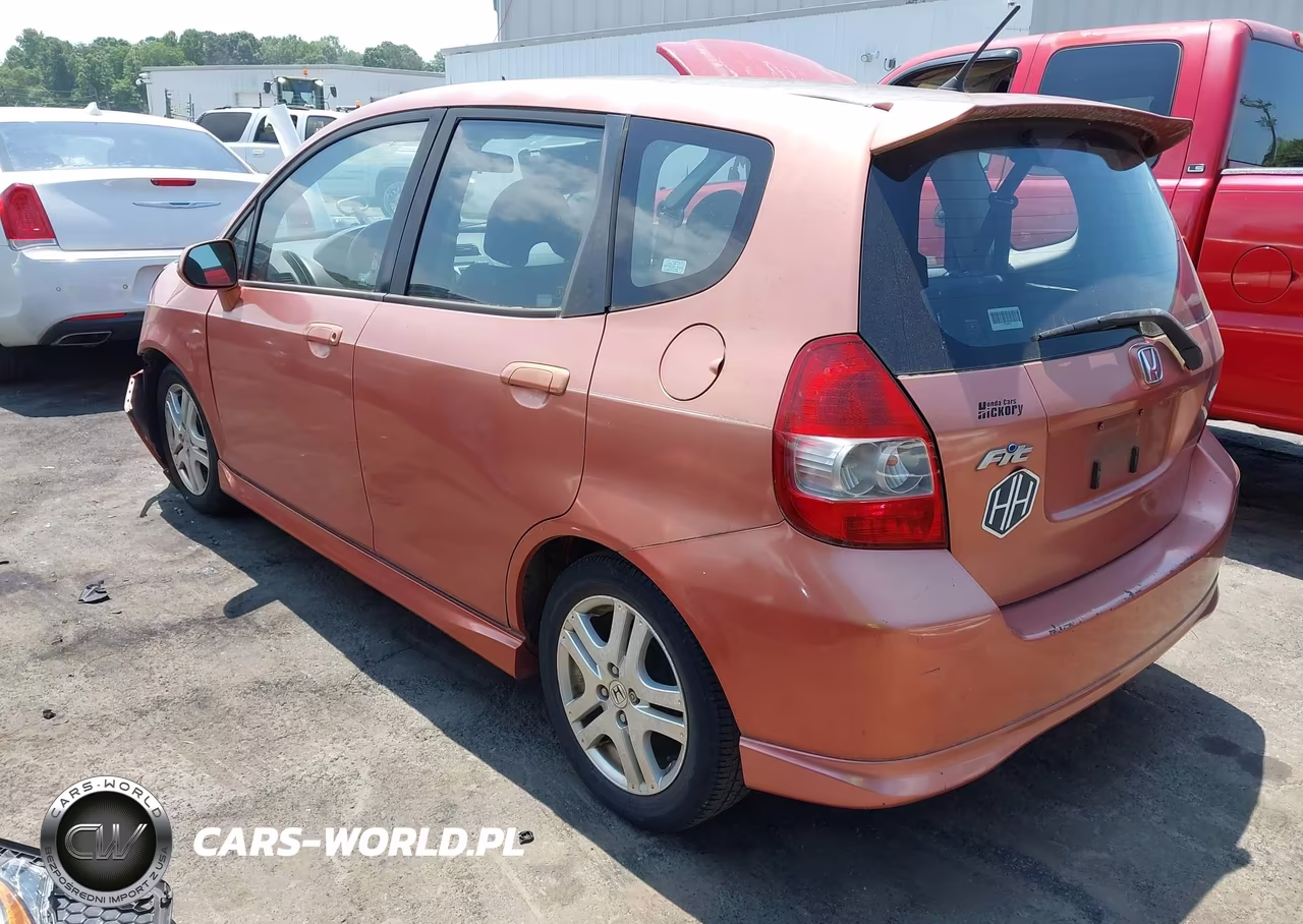 2007 Honda Fit Sport VIN:JHMGD386X7S025451 - 3
