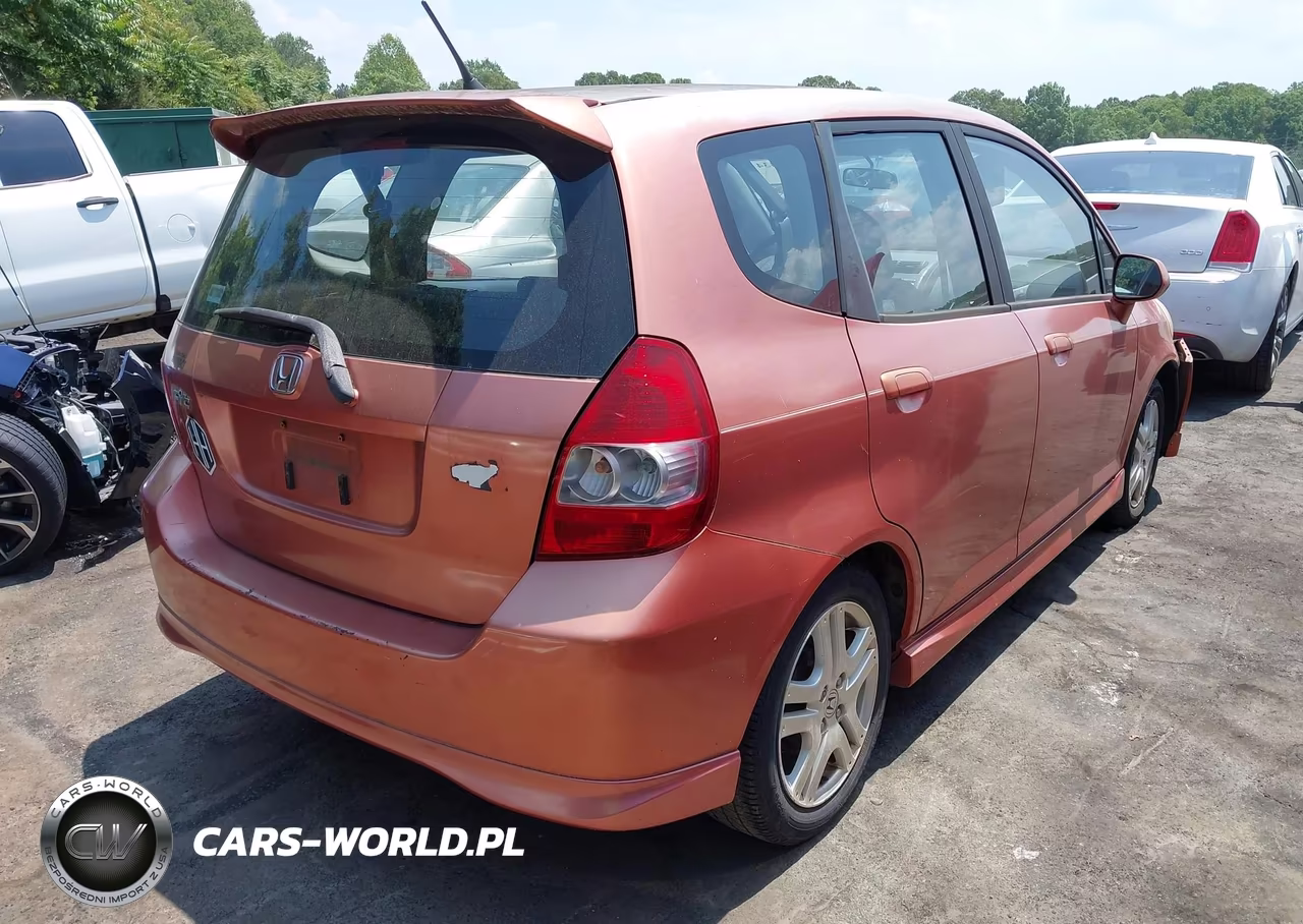 2007 Honda Fit Sport VIN:JHMGD386X7S025451 - 4