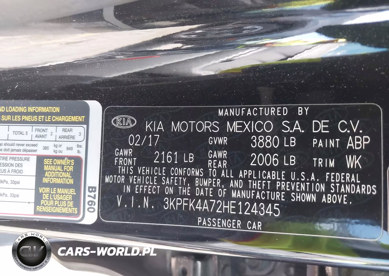 2017 Kia Forte Lx VIN:3KPFK4A72HE124345 - 9
