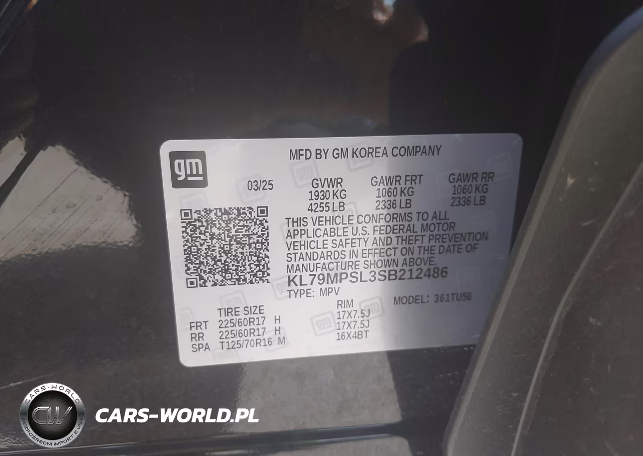 2025 Chevrolet Trailblazer Fwd Lt VIN:KL79MPSL3SB212486 - 9