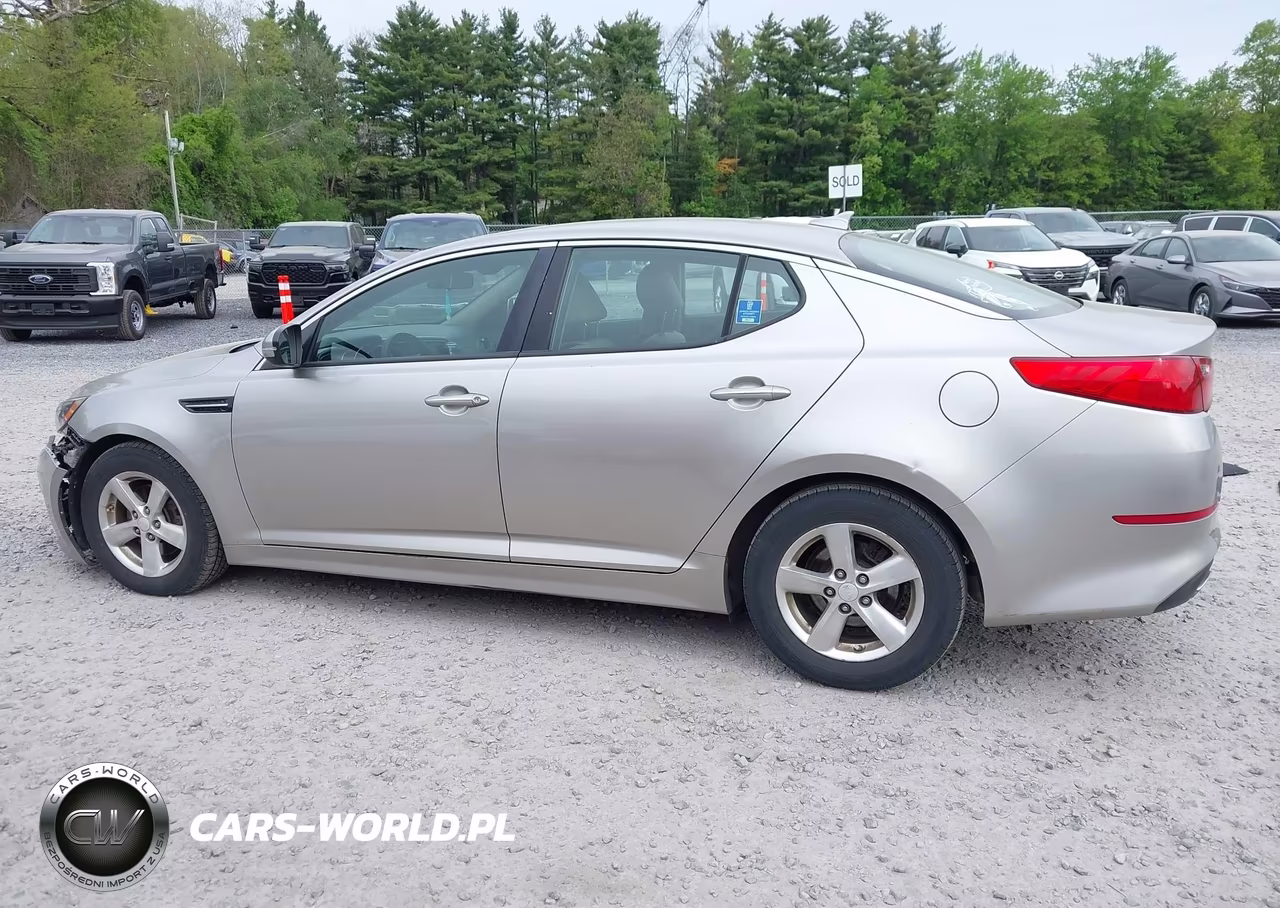 2014 Kia Optima Lx VIN:KNAGM4A70E5458604 - 14