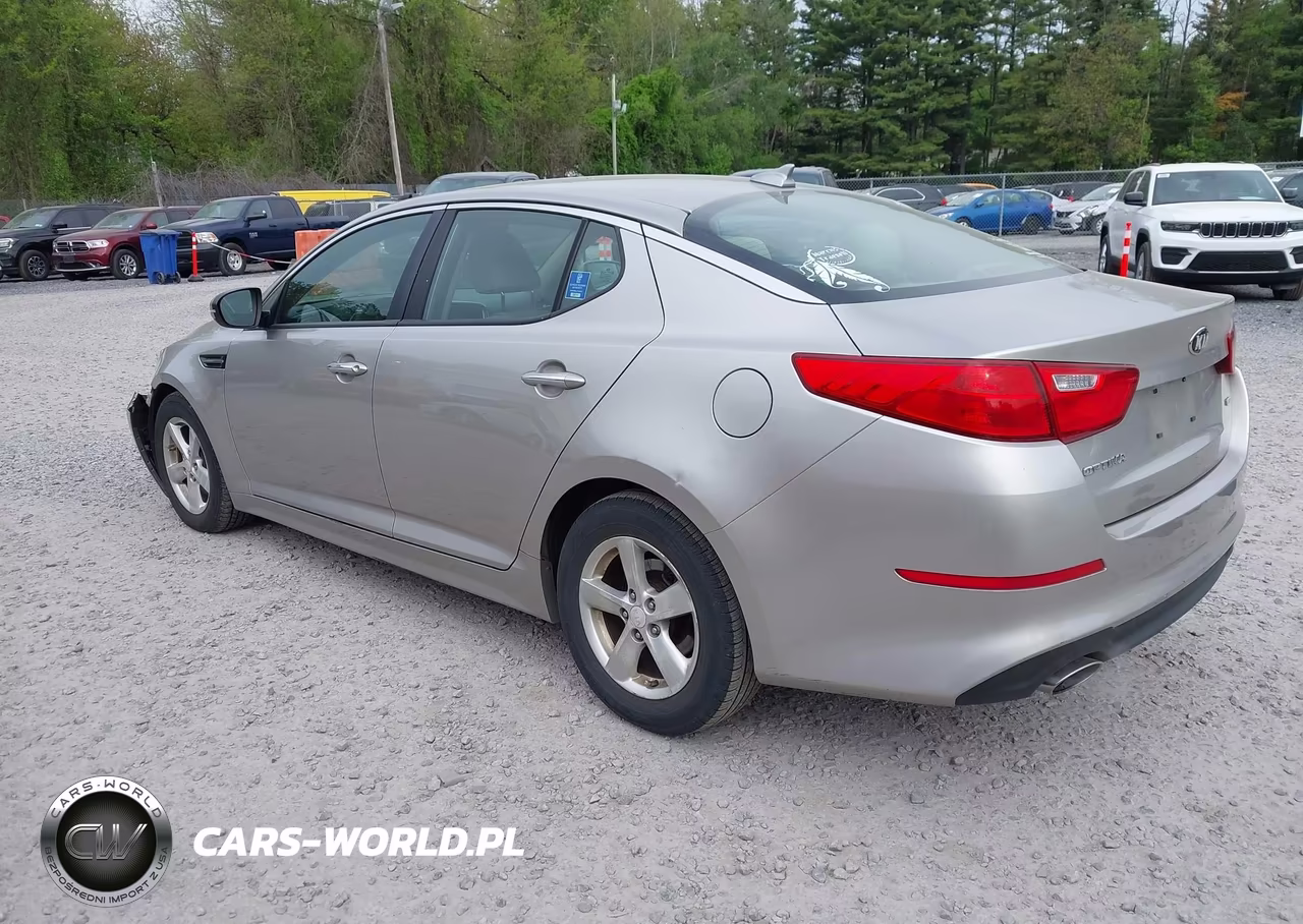 2014 Kia Optima Lx VIN:KNAGM4A70E5458604 - 3