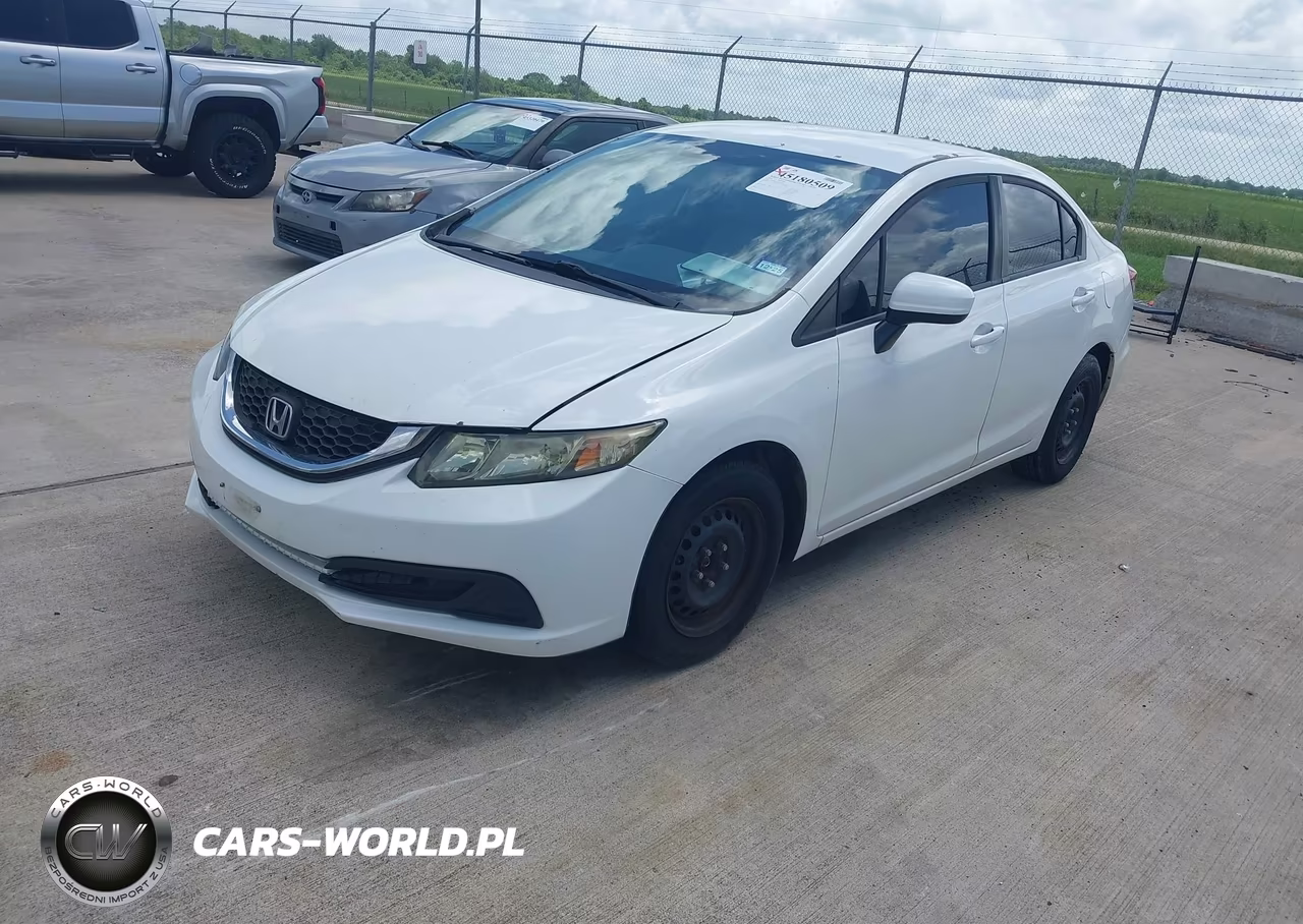 2014 Honda Civic Lx VIN:19XFB2F51EE014460 - 2