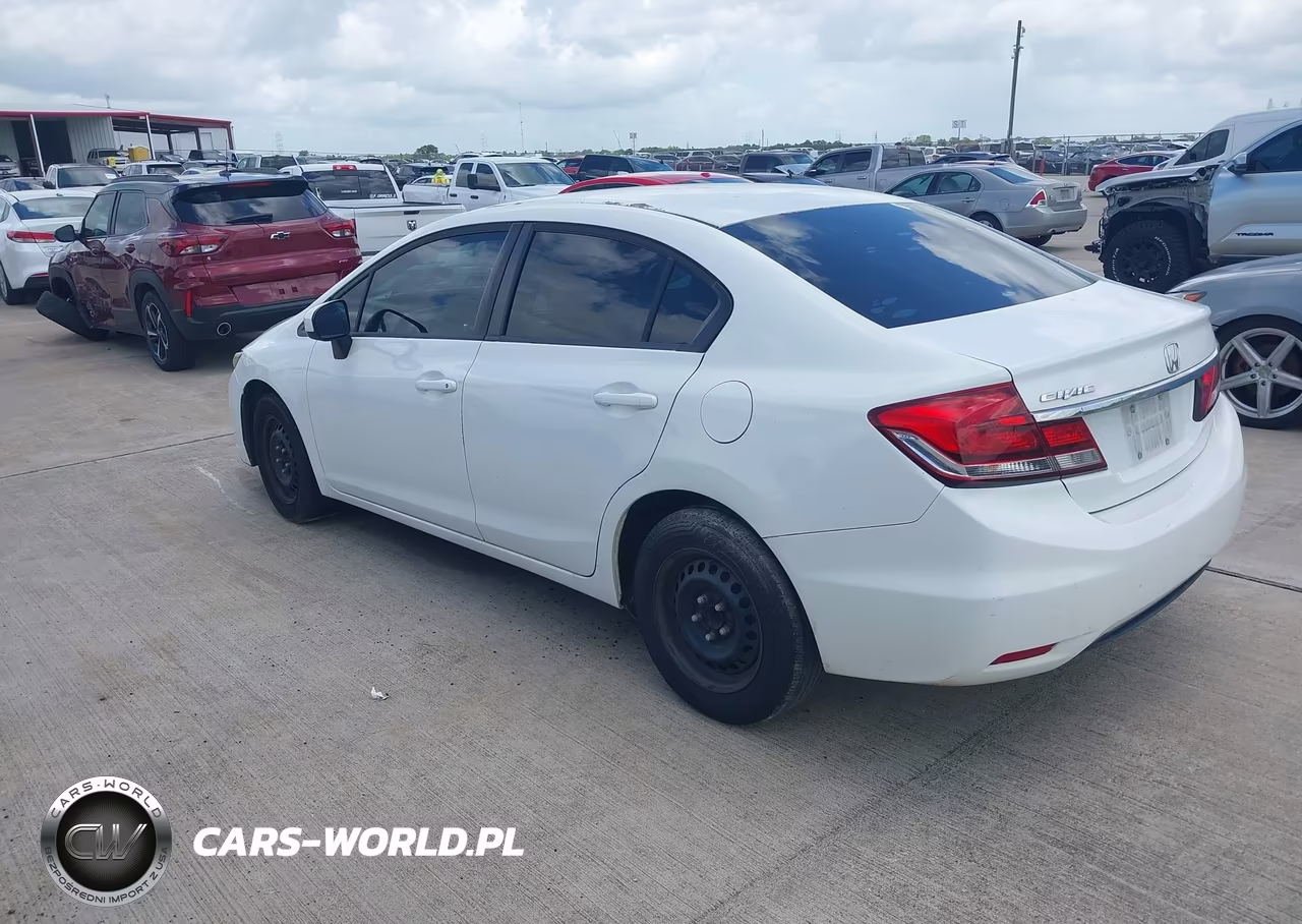 2014 Honda Civic Lx VIN:19XFB2F51EE014460 - 3