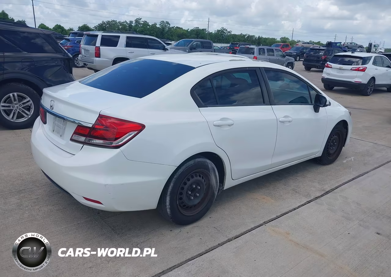 2014 Honda Civic Lx VIN:19XFB2F51EE014460 - 4