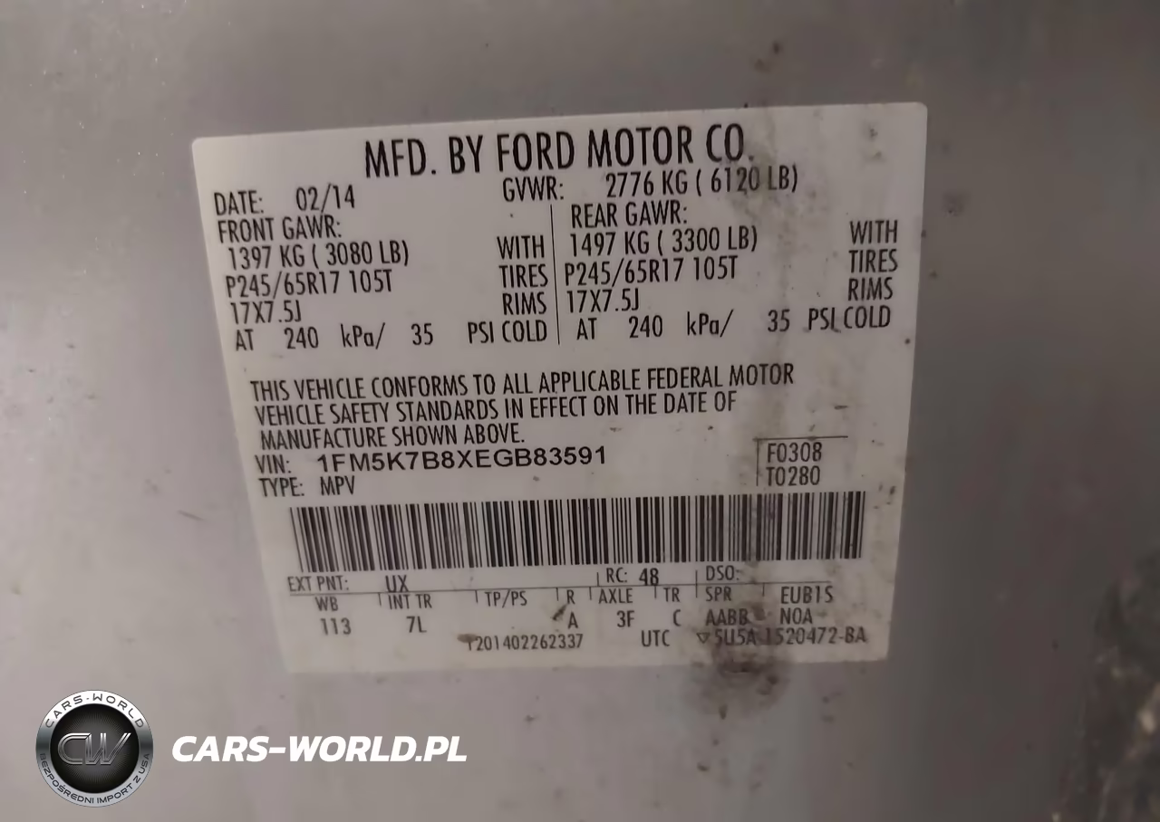 2014 Ford Explorer VIN:1FM5K7B8XEGB83591 - 9