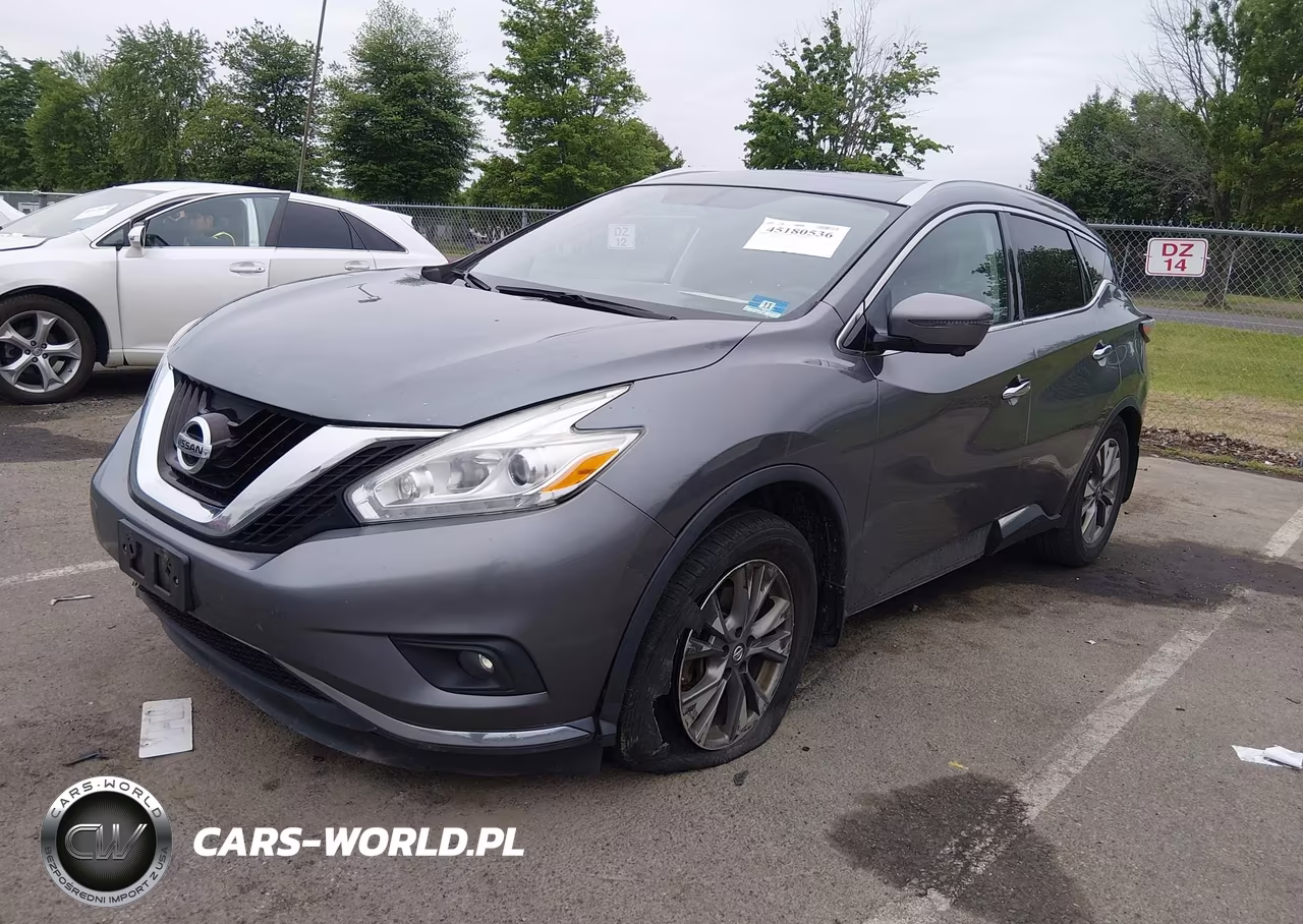 2016 Nissan Murano Sl VIN:5N1AZ2MHXGN171885 - 2