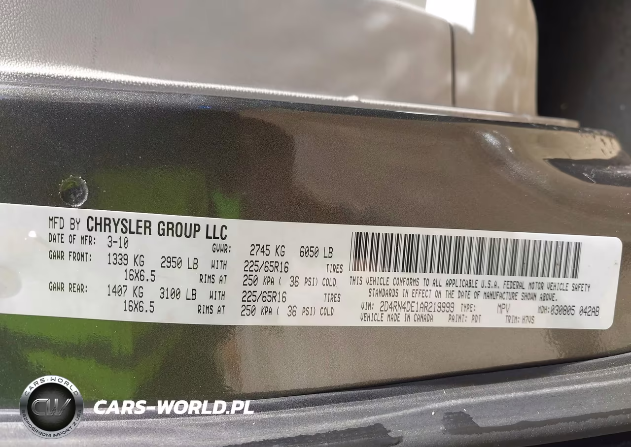 2010 Dodge Grand Caravan Se VIN:2D4RN4DE1AR219999 - 9