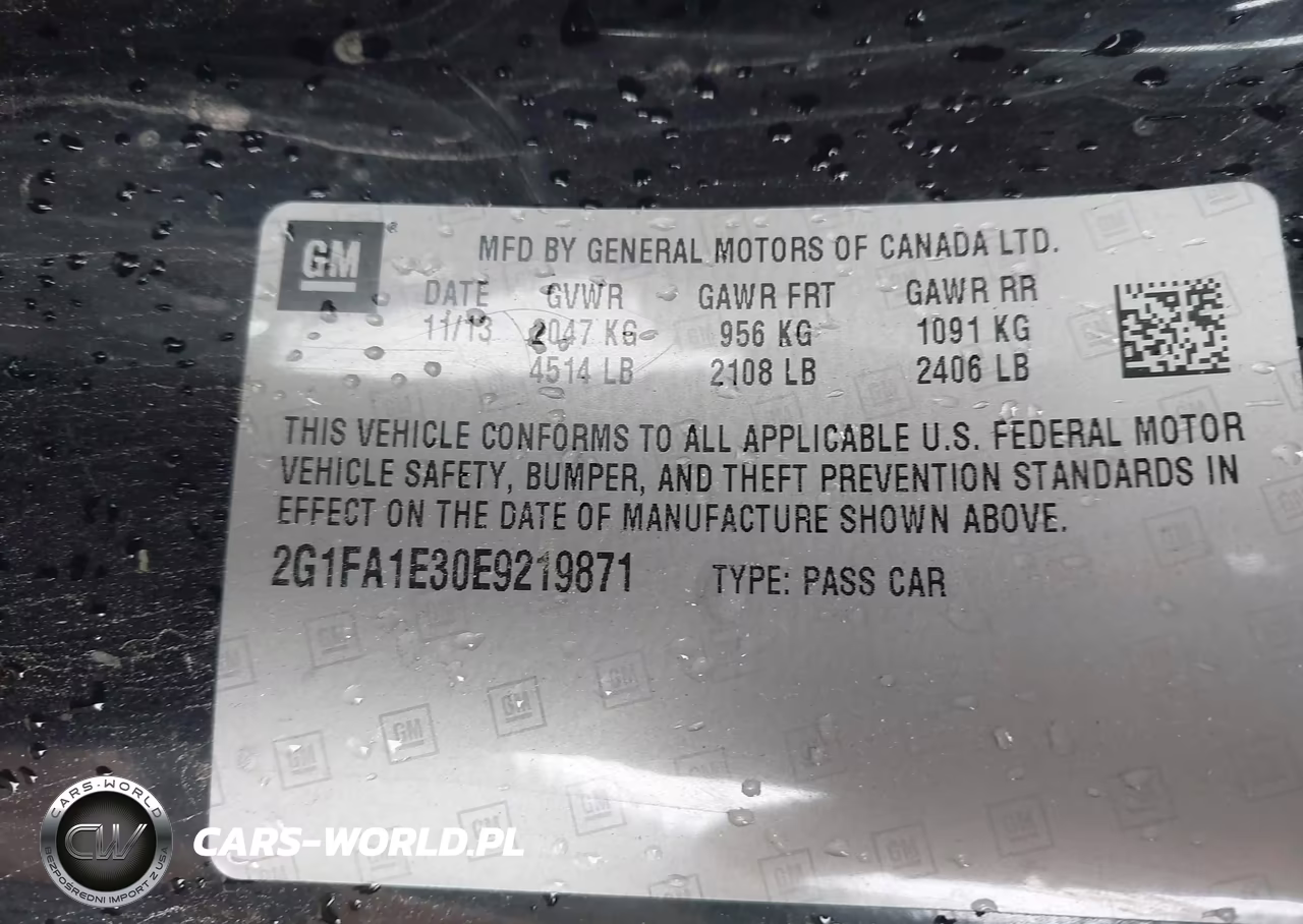 2014 Chevrolet Camaro 2Ls VIN:2G1FA1E30E9219871 - 9