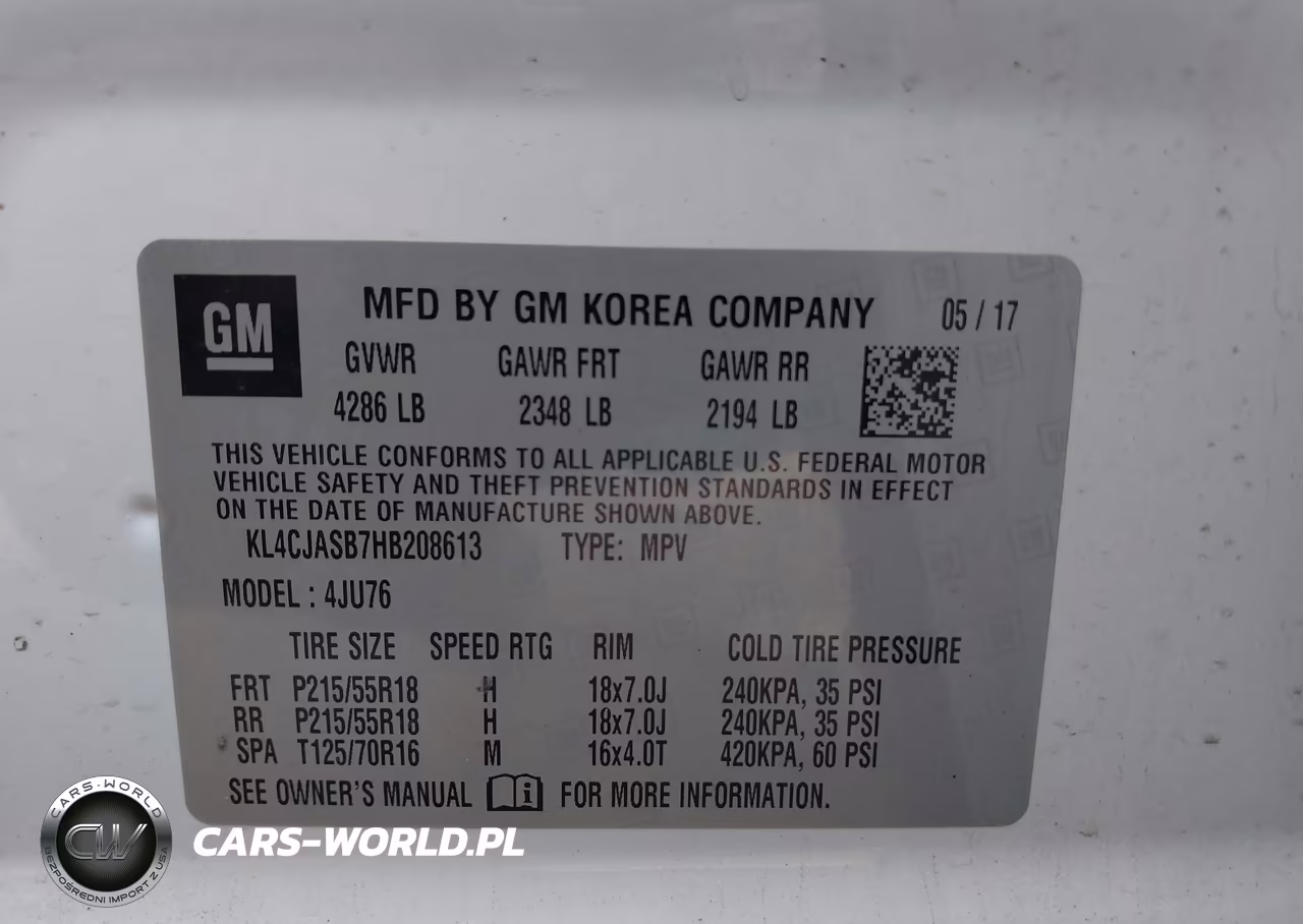 2017 Buick Encore Preferred VIN:KL4CJASB7HB208613 - 9