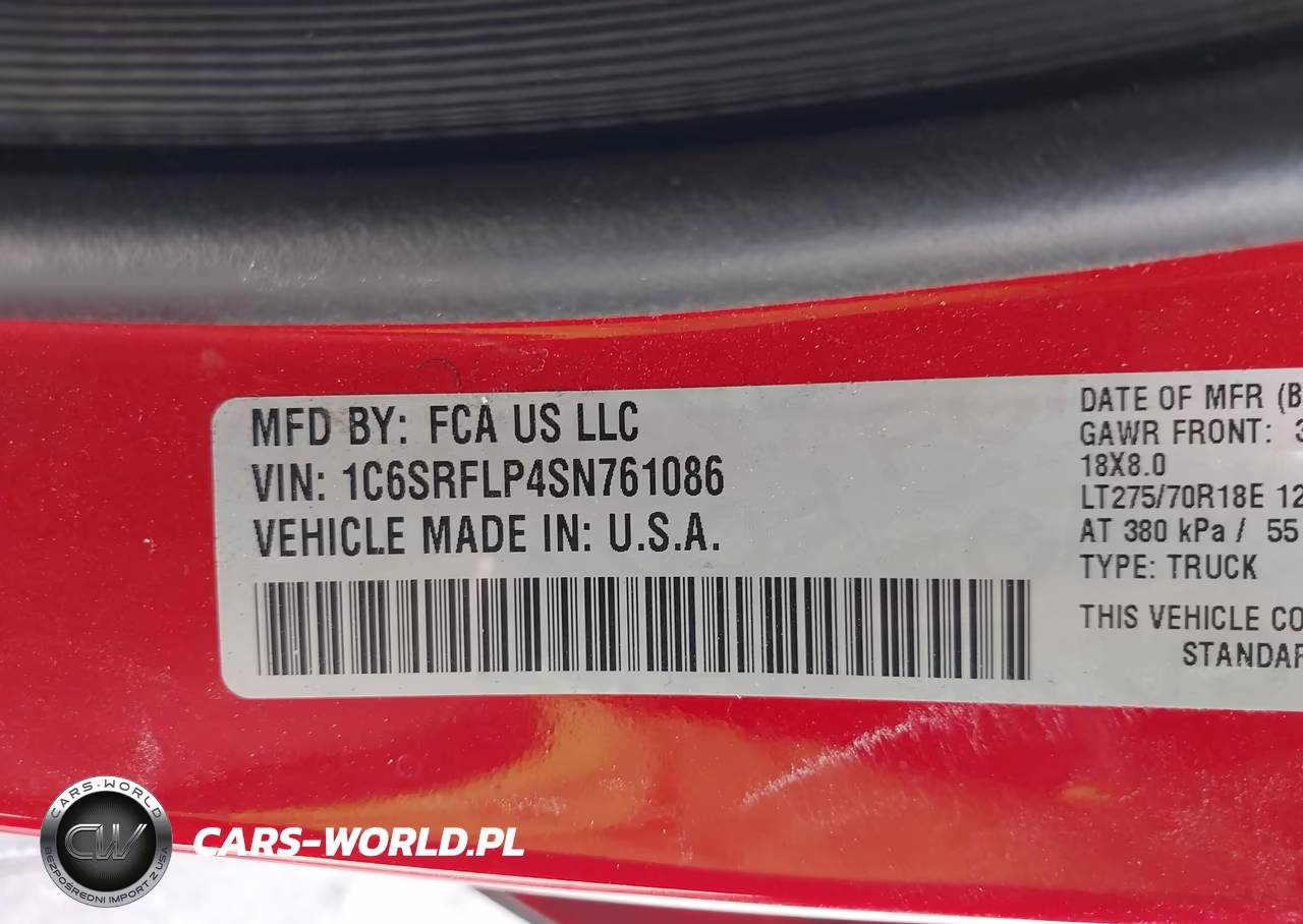2025 Ram 1500 Rebel 4X4 5'7 Box VIN:1C6SRFLP4SN761086 - 9