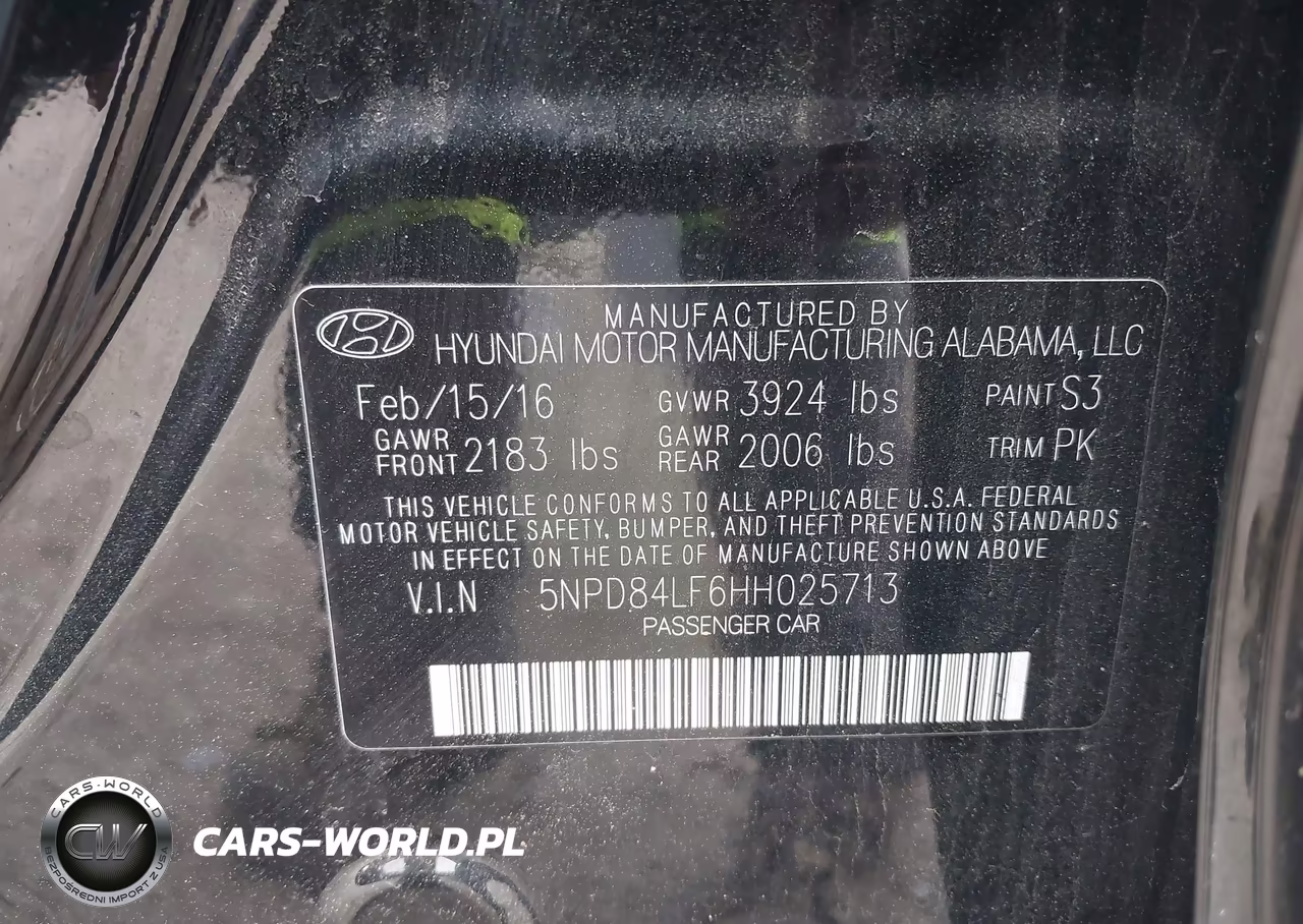 2017 Hyundai Elantra Se VIN:5NPD84LF6HH025713 - 9