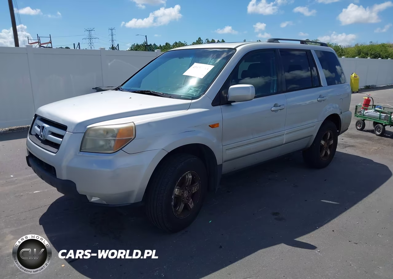 2007 Honda Pilot Ex-L VIN:2HKYF18717H513747 - 2