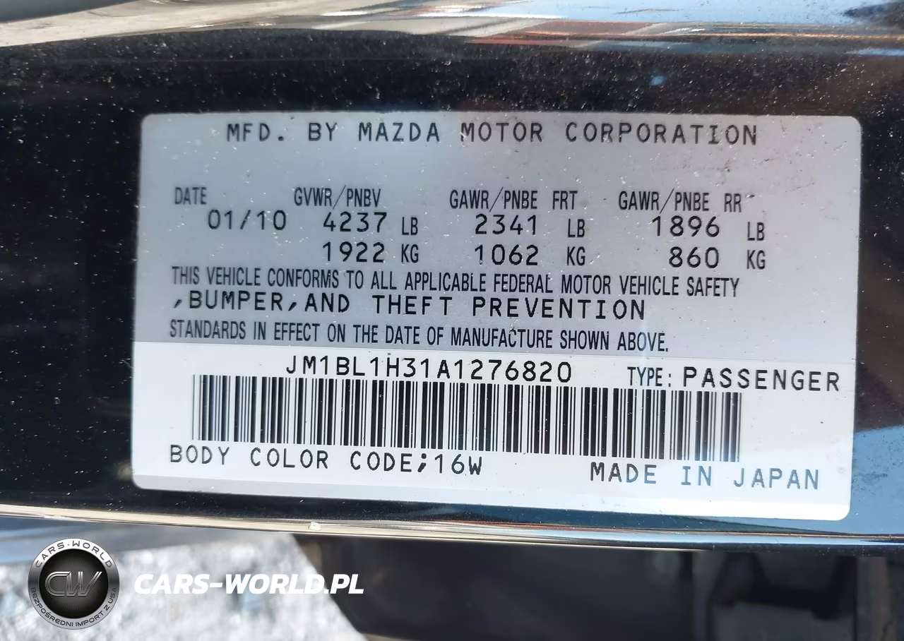 2010 Mazda Mazdaspeed3 Sport VIN:JM1BL1H31A1276820 - 9