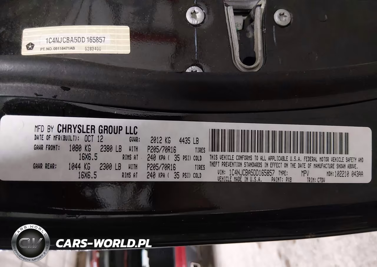 2013 Jeep Compass Sport VIN:1C4NJCBA5DD165857 - 9