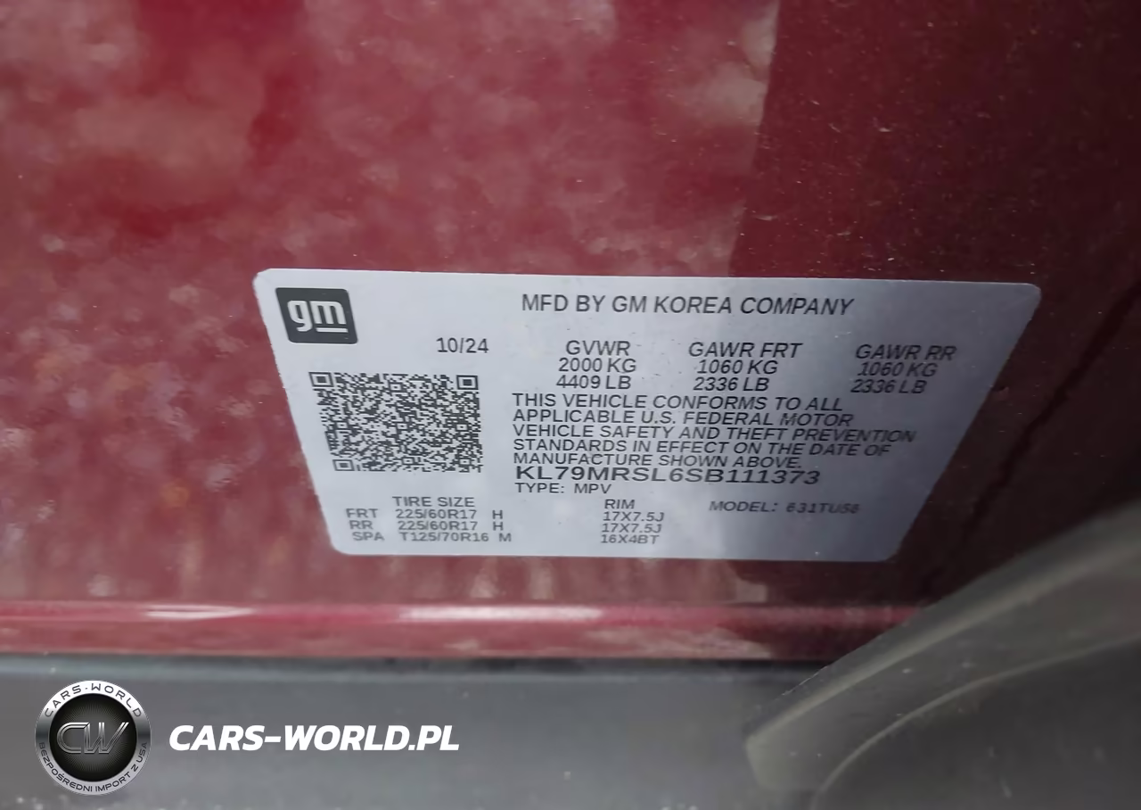 2025 Chevrolet Trailblazer Awd Lt VIN:KL79MRSL6SB111373 - 9
