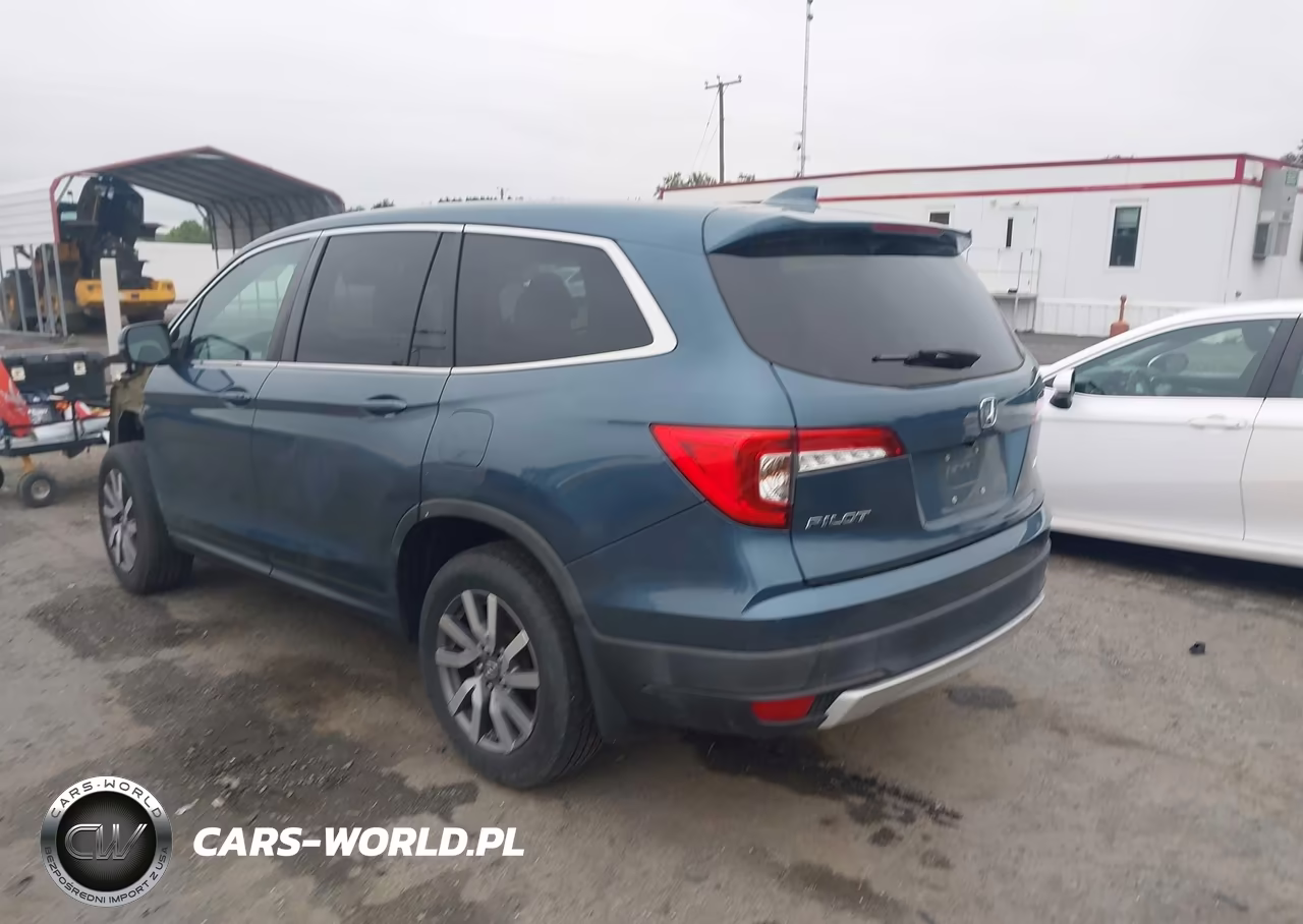 2021 Honda Pilot Awd Ex-L VIN:5FNYF6H57MB004106 - 3