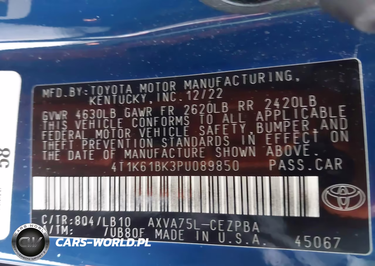 2023 Toyota Camry Xse Awd VIN:4T1K61BK3PU089850 - 9