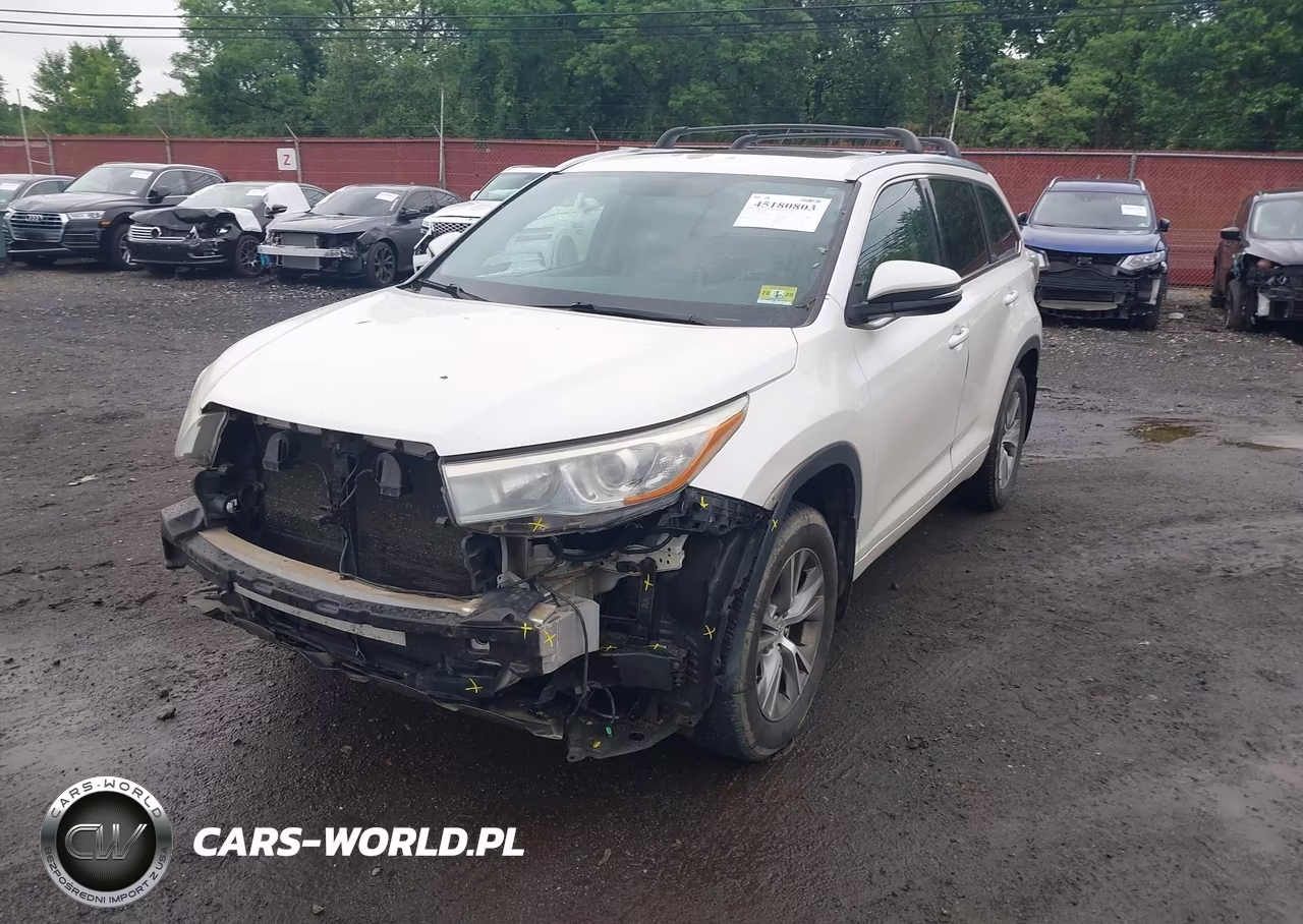 2015 Toyota Highlander Xle V6 VIN:5TDJKRFH4FS123242 - 6