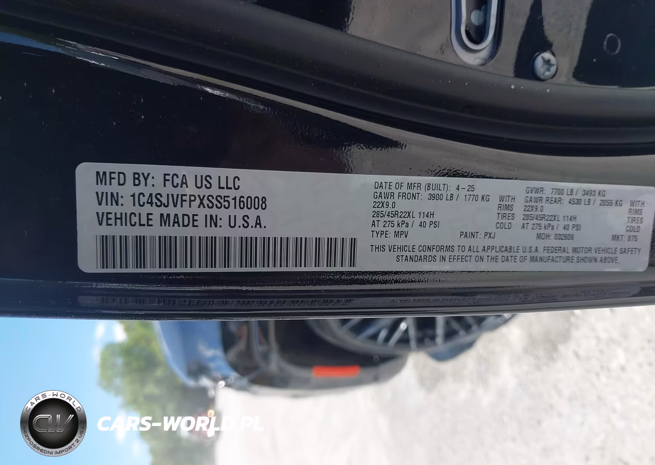 2025 Jeep Grand Wagoneer Series Ii 4X4 VIN:1C4SJVFPXSS516008 - 9
