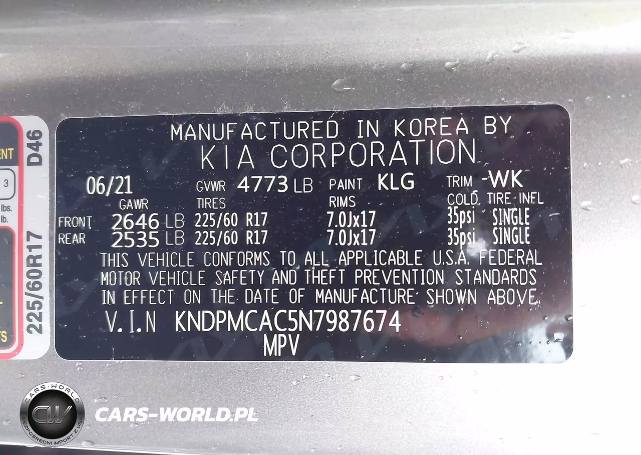 2022 Kia Sportage Lx VIN:KNDPMCAC5N7987674 - 9