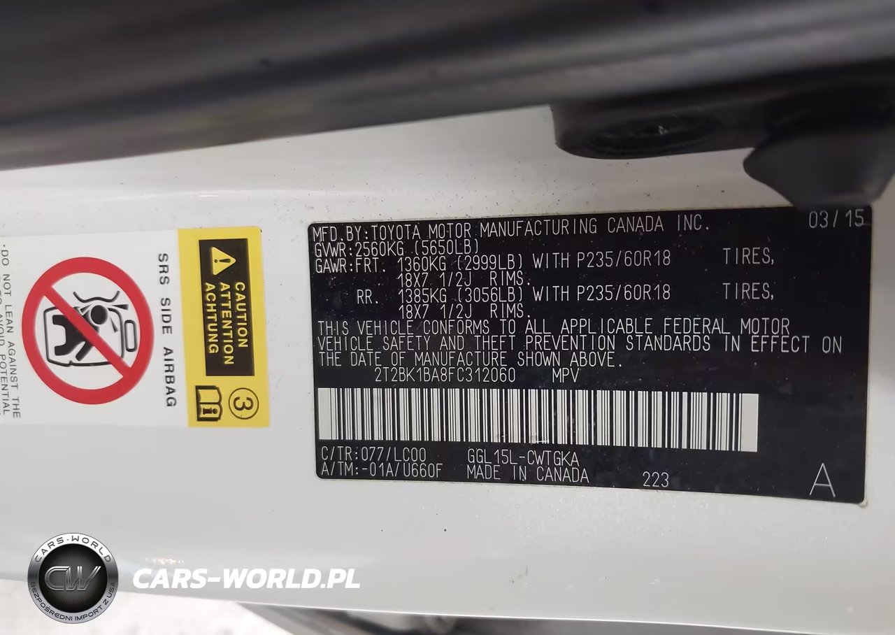 2015 Lexus Rx 350 VIN:2T2BK1BA8FC312060 - 9