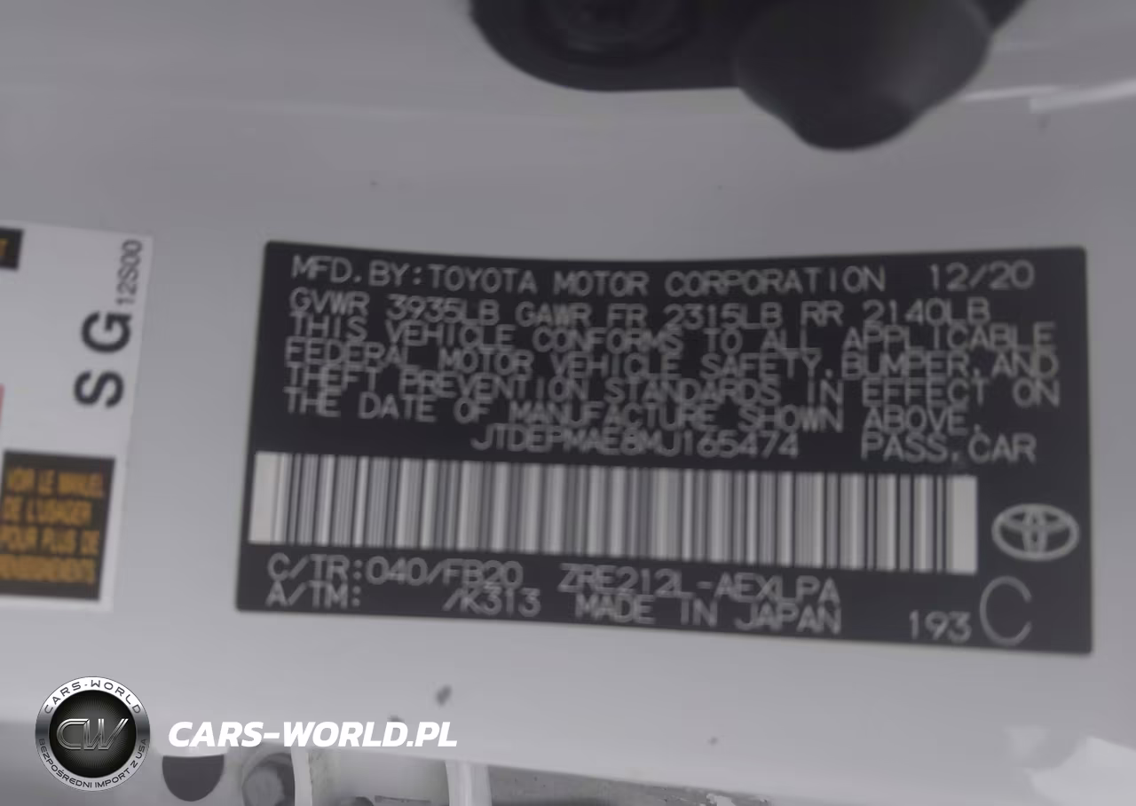 2021 Toyota Corolla Le VIN:JTDEPMAE8MJ165474 - 9