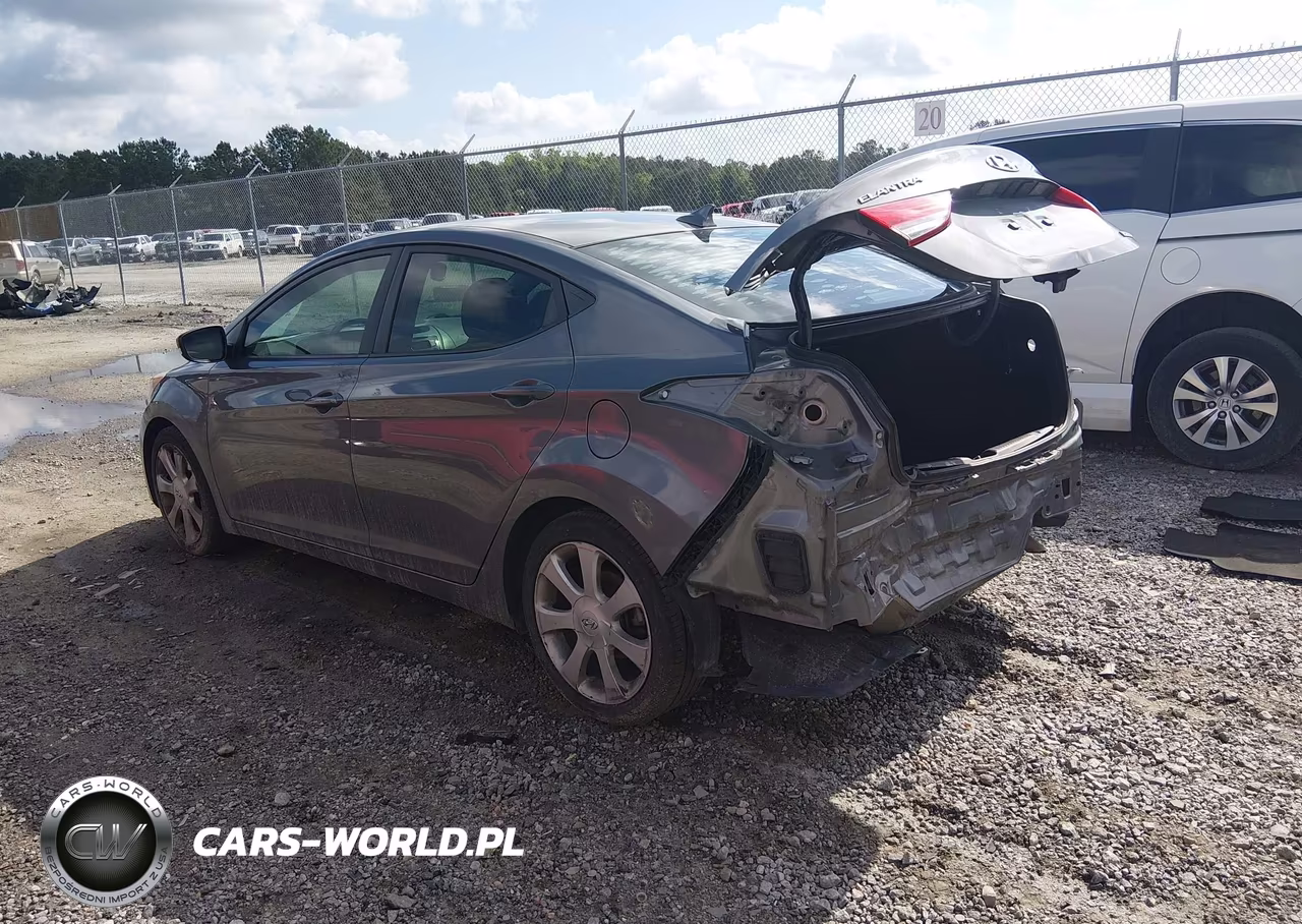 2013 Hyundai Elantra Limited VIN:5NPDH4AE7DH235371 - 3