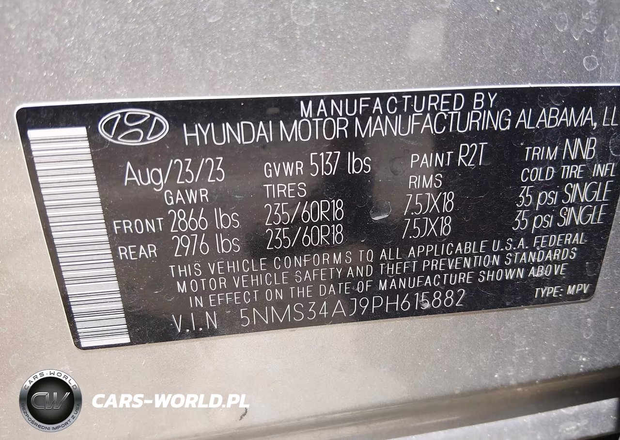 2023 Hyundai Santa Fe Sel VIN:5NMS34AJ9PH615882 - 9